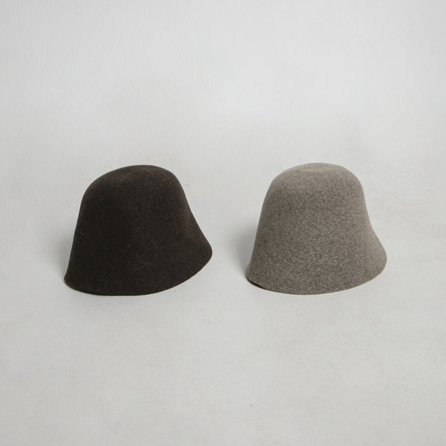 (HA-0008) Wool Minimal Bucket Hat