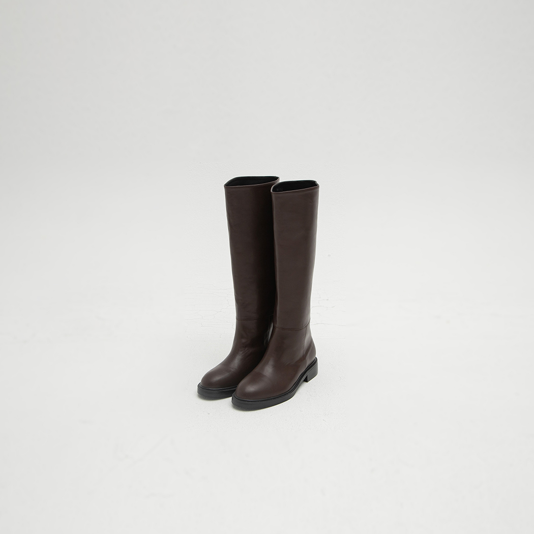 (SH-3369)Slim Round Long Boots