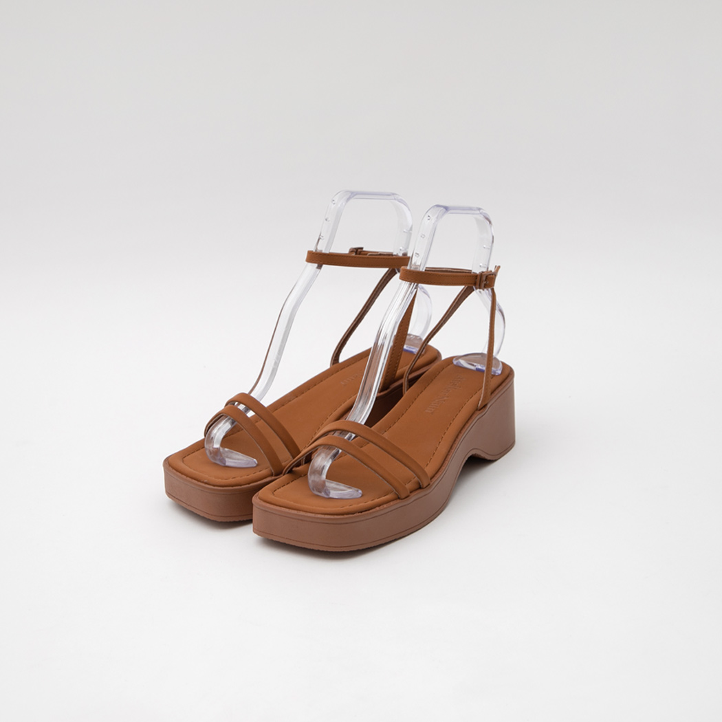 (SH-3395) Ankle Strap Platform Sandal
