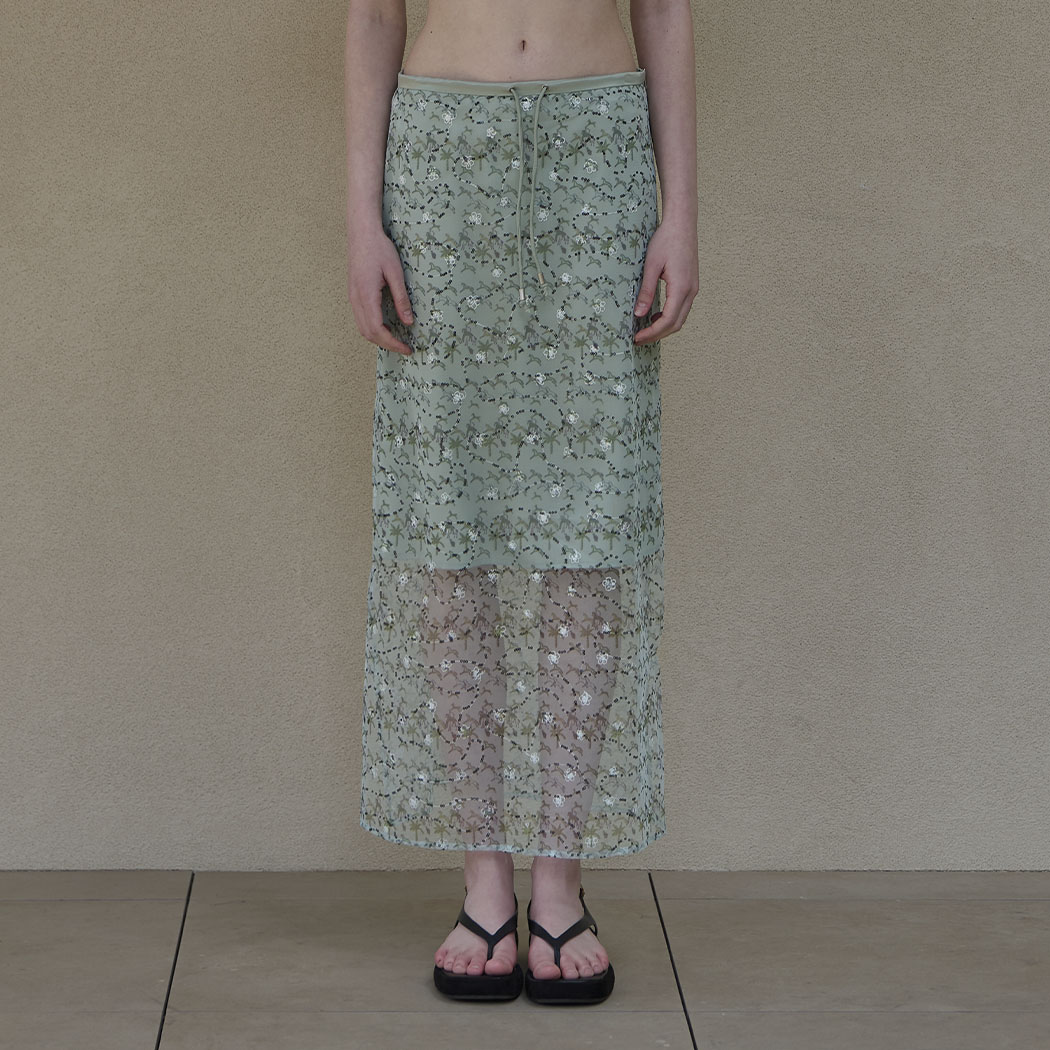(SK-4805) Ariel Sequin Full Skirt