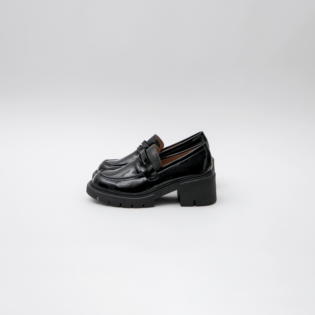 (SH-3416)PATENT GLOSSY CLASSIC LOAFER
