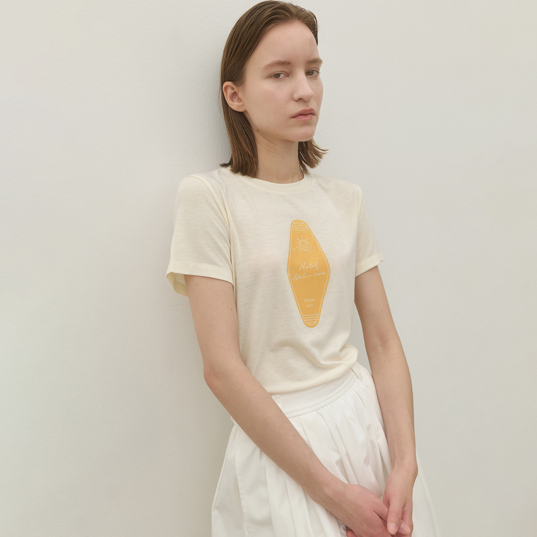 (T-6799)HOTEL ATELIER COLOR TEE