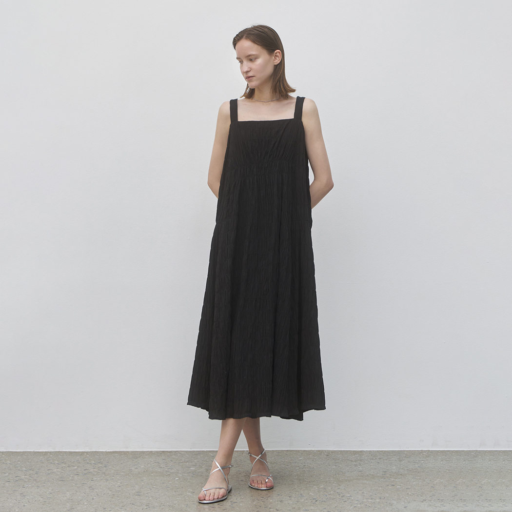 (OP-6201)ROSIE SHIRRING LONG DRESS