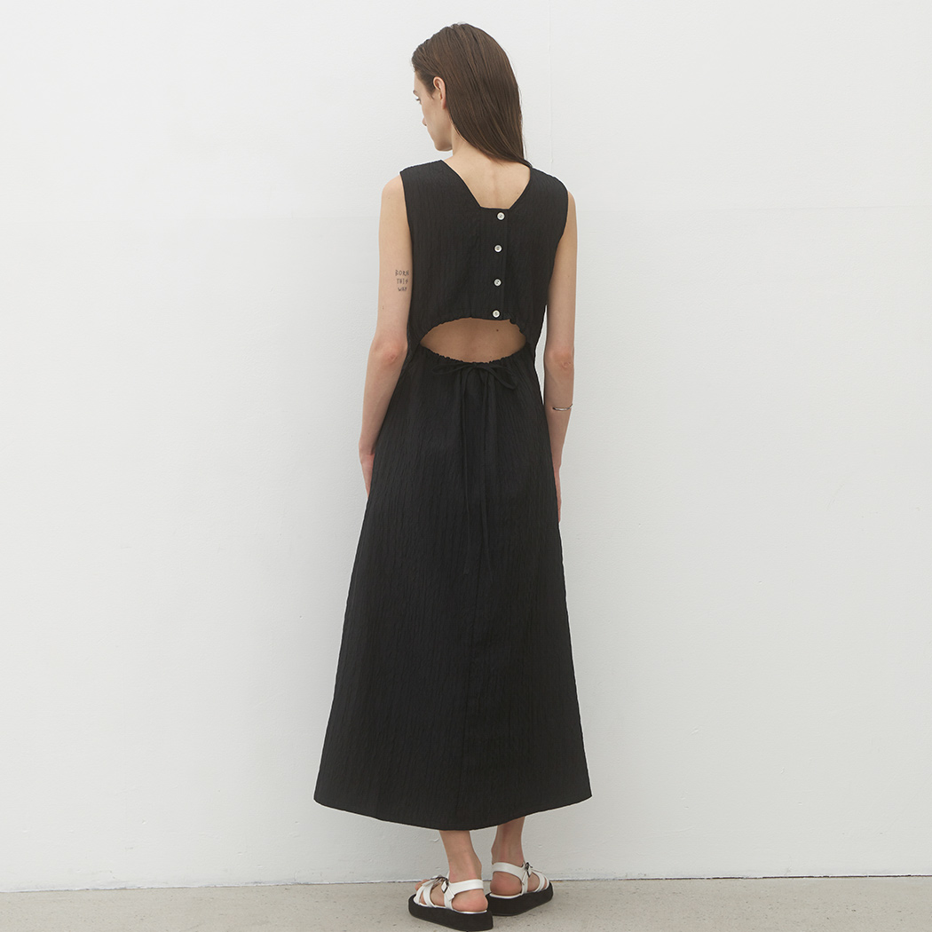 (OP-6168)BACK OPEN MINIMAL DRESS