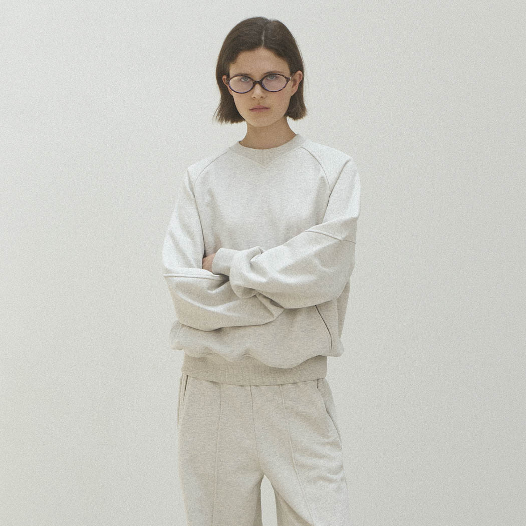 (T-6889)LORY SET-UP SWEATSHIRT