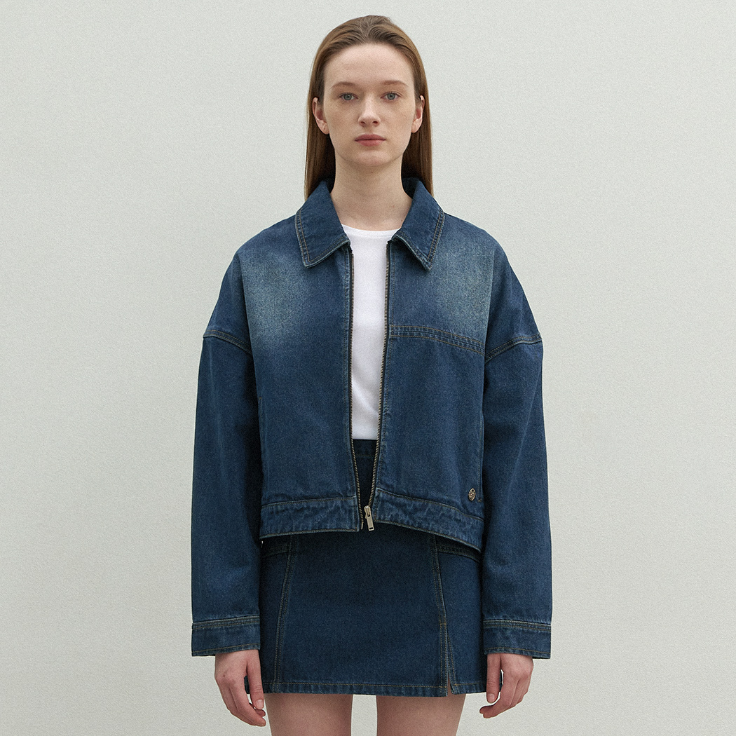 (JK-2961)CHLONY SET-UP DENIM JACKET