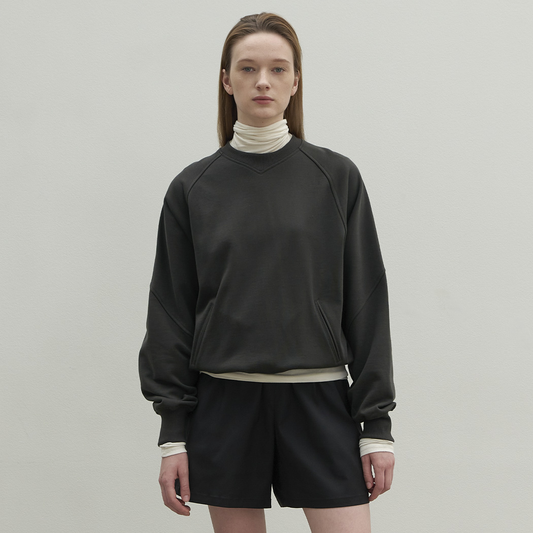 (T-6889)LORY SET-UP SWEATSHIRT