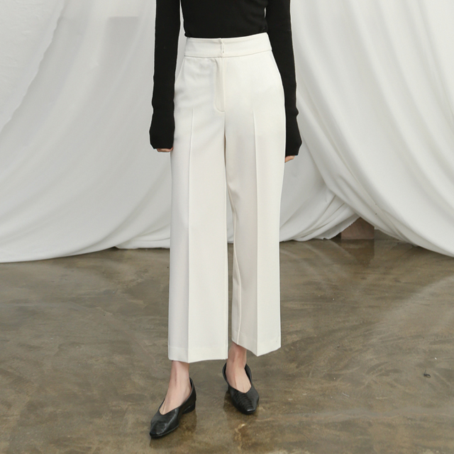 (PT-3501) Spring Wide Crop Pants