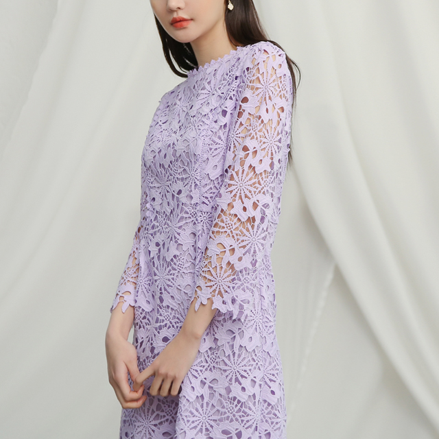 (OP-4003) Scalloped lace one-piece