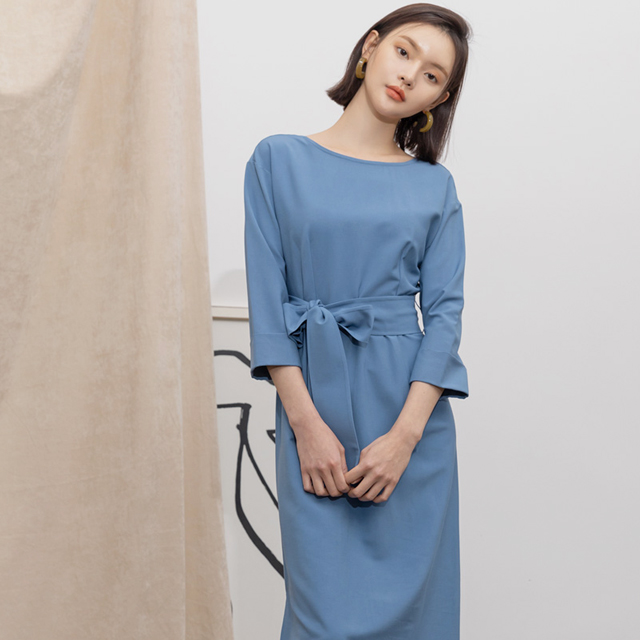 (OP-4117)Feminine A-line One Piece S