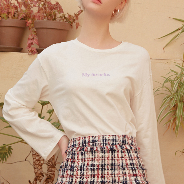 (T-4340) Point Loose Tee