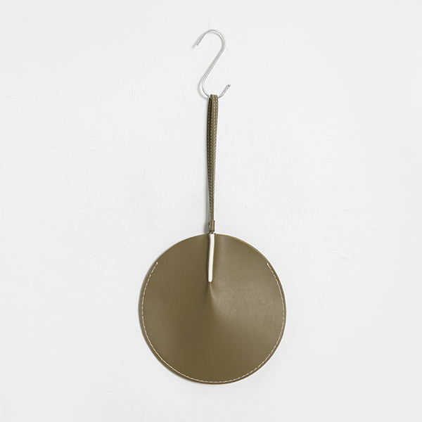 (B-1900) Circle Strap Leather Bag