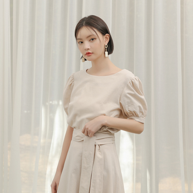 (BL-3161)Setup Two Way Volume Blouse