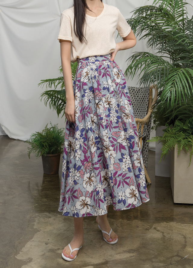 (T-4524) Half Sleeveless Tee Korea