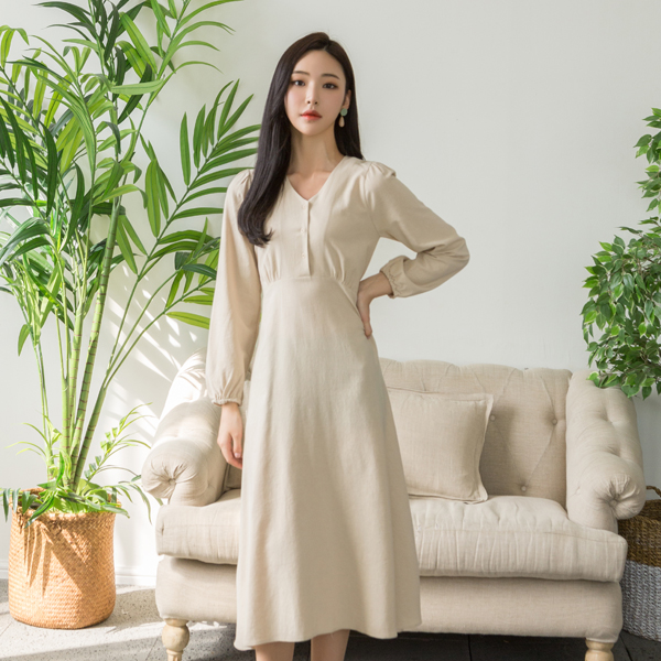 (OP-4324) V-Simple Daily One Piece