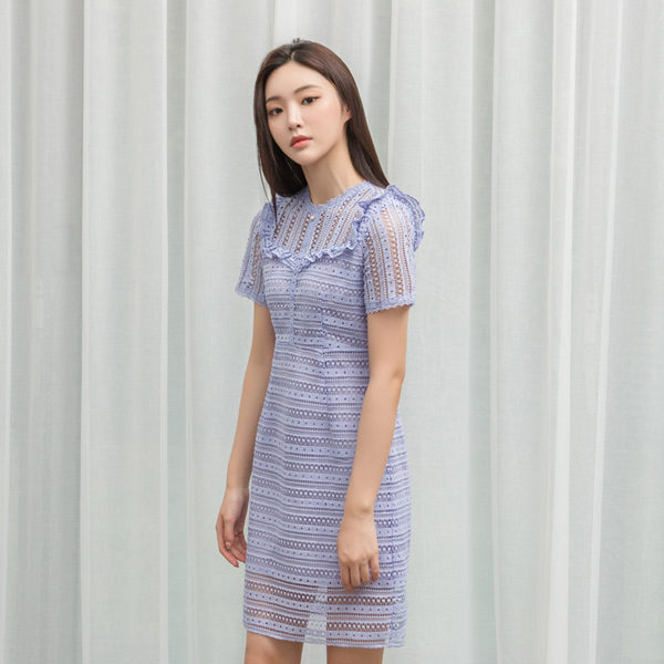 (OP-4162) Ruffle Point Lace One Piece