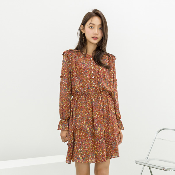 (OP-4413)Floral Mini One Piece S