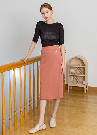 (CT-1218) Modern Open Classic Trench Coat S Korea