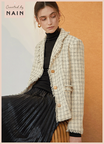 (SK-3576) Unique Texture Banding Skirt Korea