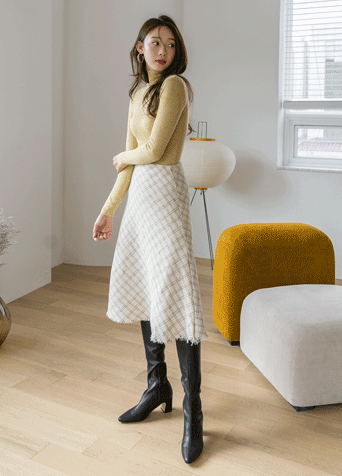 (T-4982) Light turtleneck knit Korea