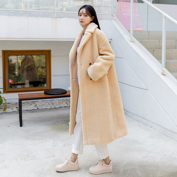 (CT-1231) Overfit faux fur coat