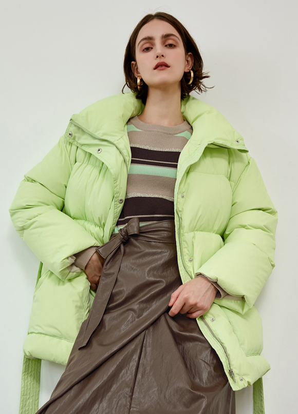 (NT-4201)Signature Basic Mock Neck Knit Korea