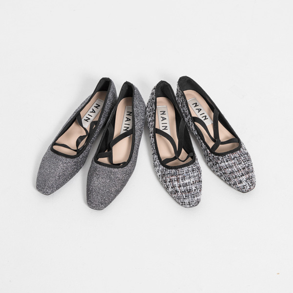 (SH-2876)Fabric Strap Flat