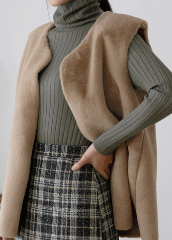 (SK-3704) Easy Comfort Knit Skirt Korea