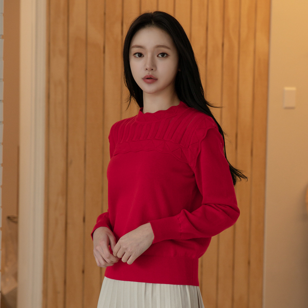 (T-5053) Natural Overfit Knit