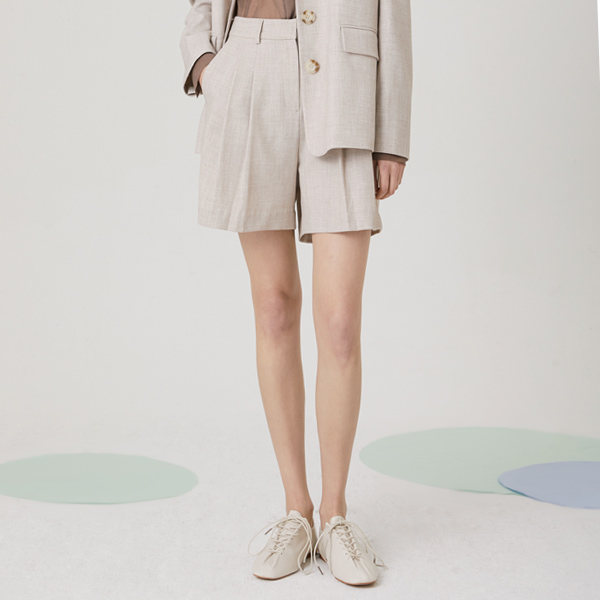 (PT-3963) New Basic Natural Set-up Pants