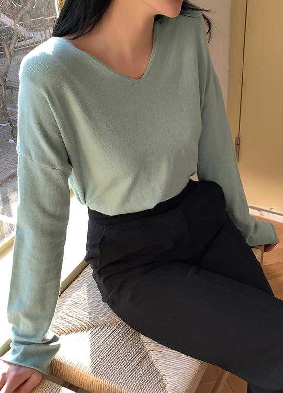 (CT-1218) Modern Open Classic Trench Coat S Korea