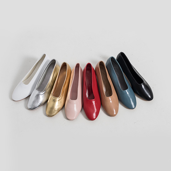 (SH-2981) Round Toe Mid Heel