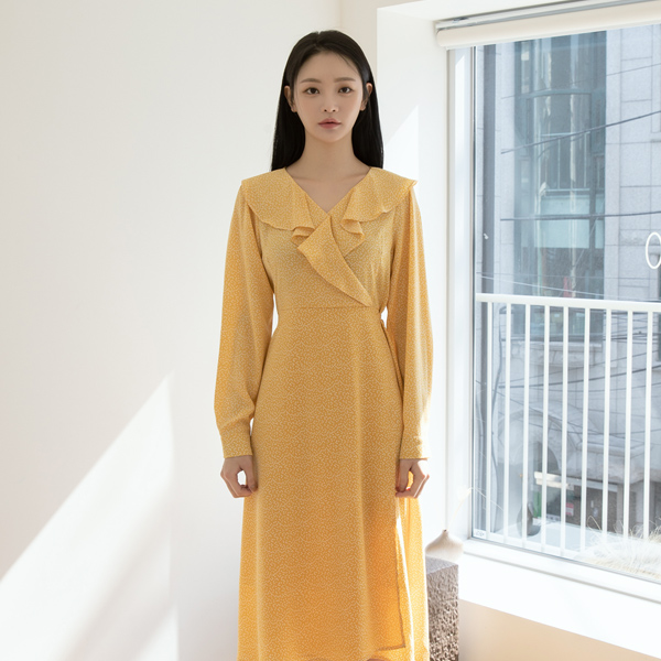 (OP-5024) Daily Ruffle Collar One Piece