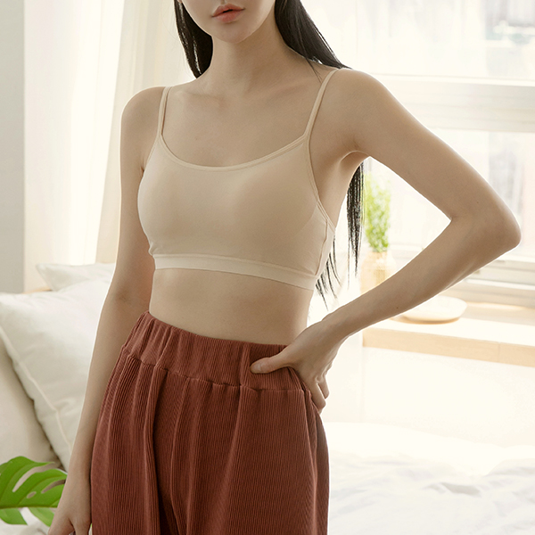 (ETC-2645) Strap Easy Bra Top