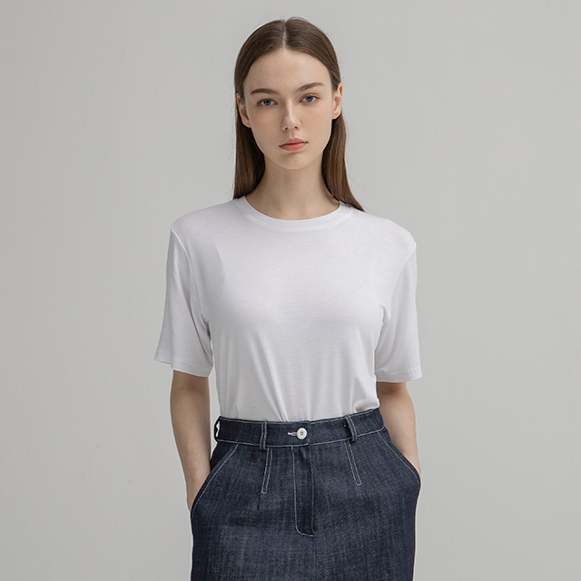 (T-5367)Basic Soft Touch Tee
