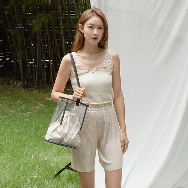 (PT-4349)Soft Touch Banding Pants