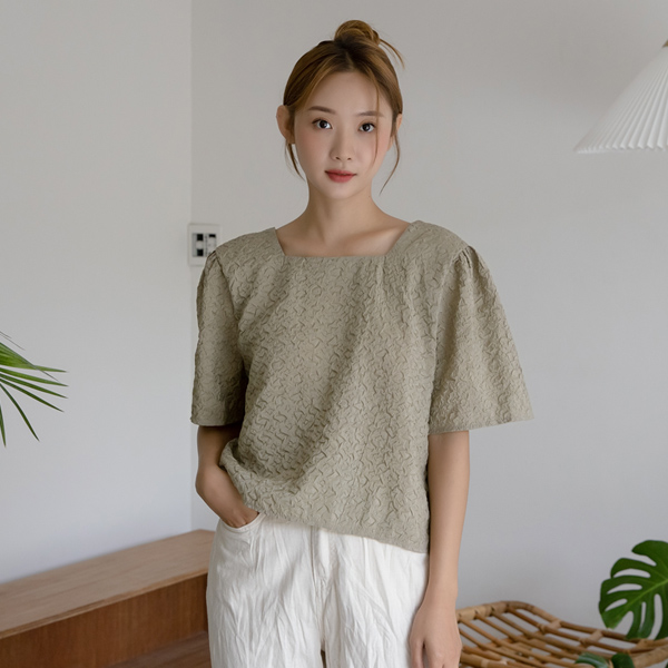 (BL-3660) Volume Two Way Blouse