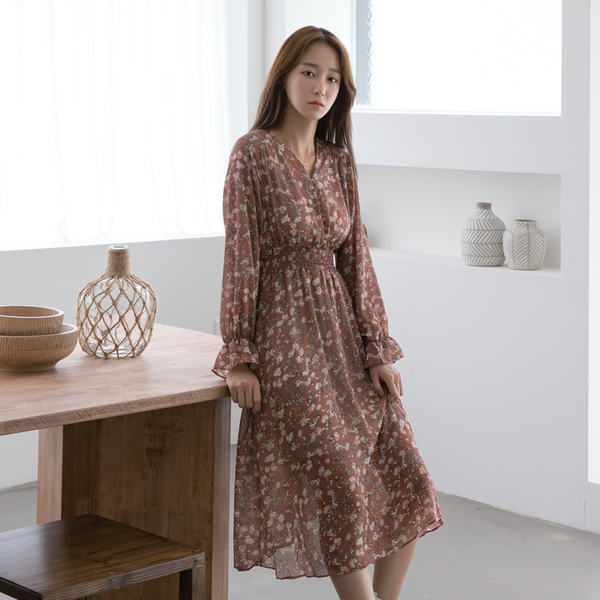 (OP-5284) Floral mood one-piece