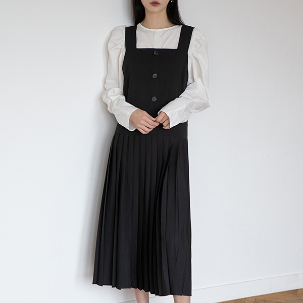 (OP-5126) Pleated Layered One Piece
