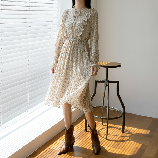 (OP-5309) Ruffle Point Floral One Piece