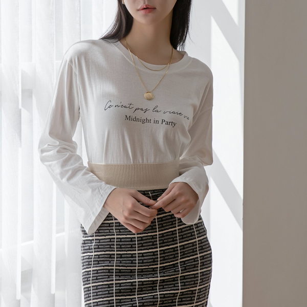 (T-5552) Rough Lettering Tee