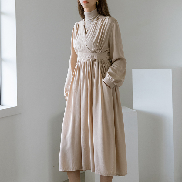 (OP-5317) Modern V-neck One Piece