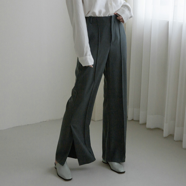 (PT-4454) Slim High Waist Line Pants