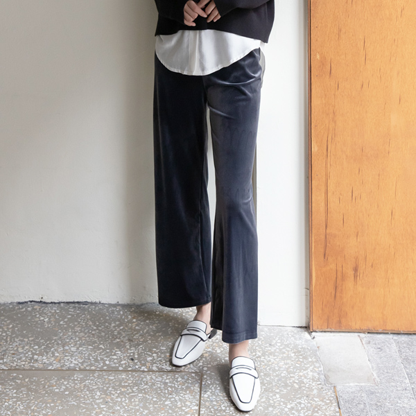 (PT-4476) Easy Velvet Banding Pants