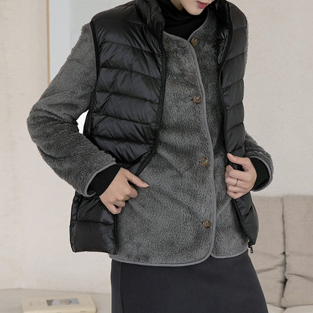 (N-VT-0133) N-Effect Light Down Vest S