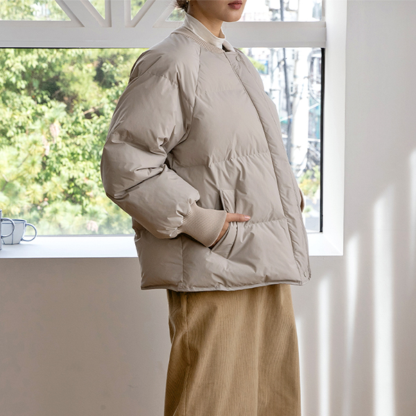 (JP-397) Round Shibori Padding Jumper