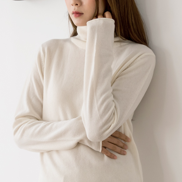 (NT-5576) Cashmere Turtleneck Knit
