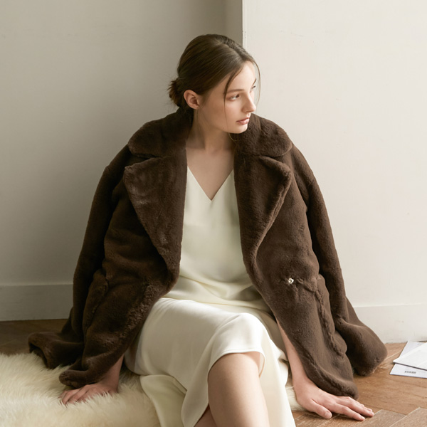 (JK-2285) Soft Faux Fur Jacket