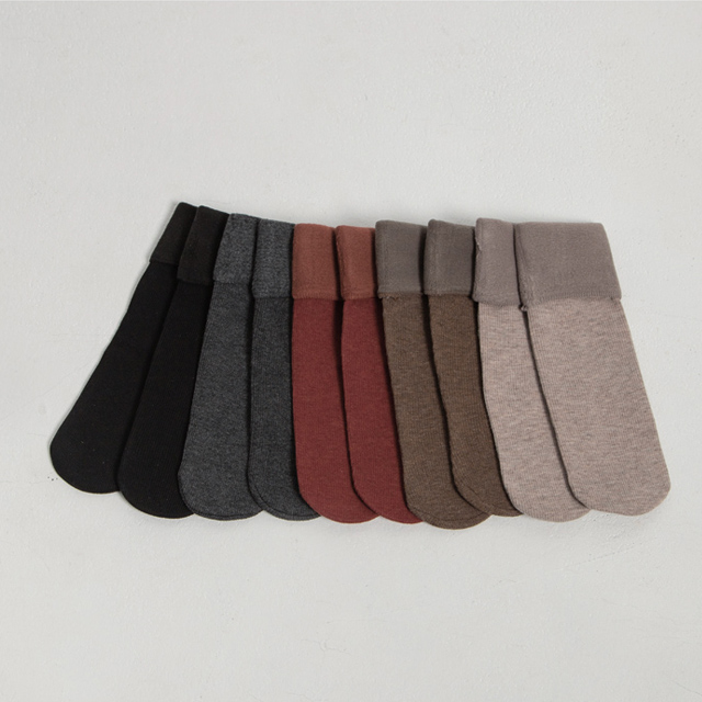 (SC-0002)Basic Soft Fleece Socks
