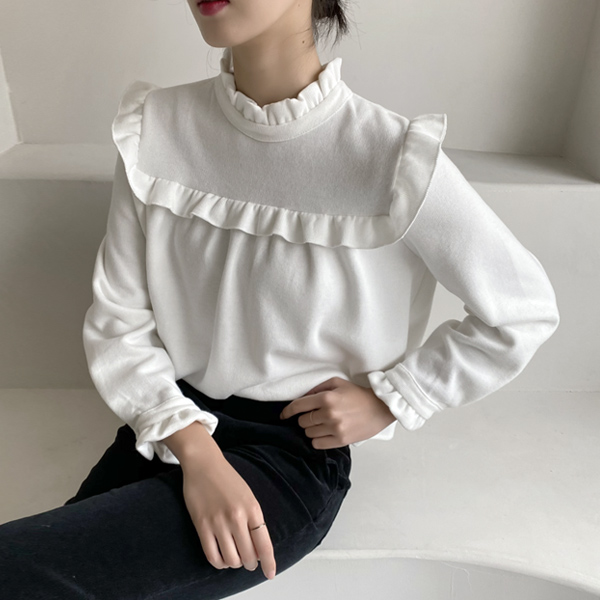 (BL-3726) Frill Point Blouse